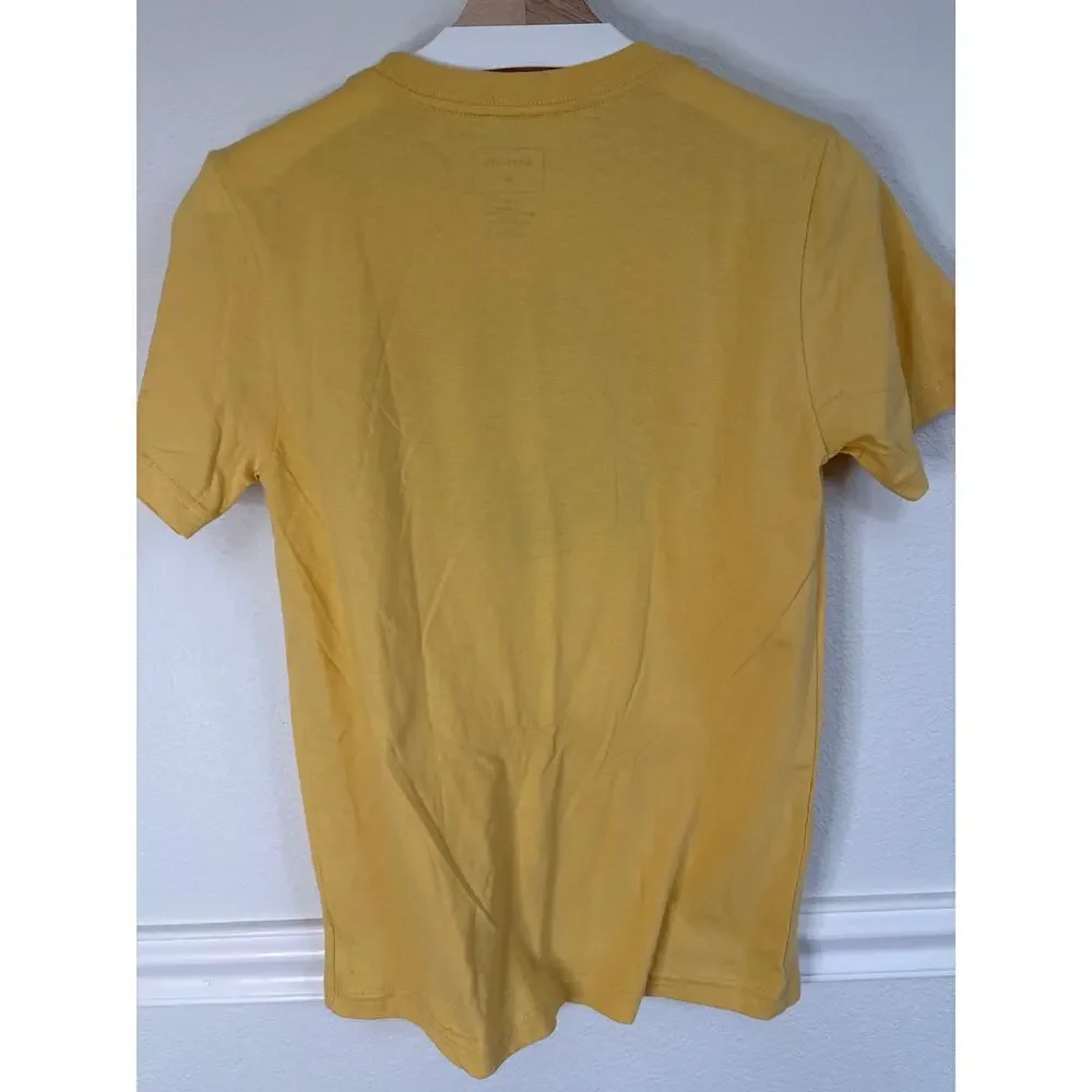 Quiksilver Boys Large Tshirt, NWT, yellow, - Picture 4 of 4